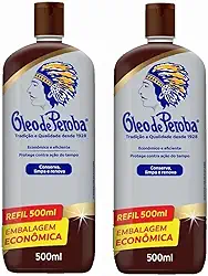 Kit 02 Óleo de Peroba King 500ml Tradicional Limpa Hidrata e Dá Brilho à Madeira
