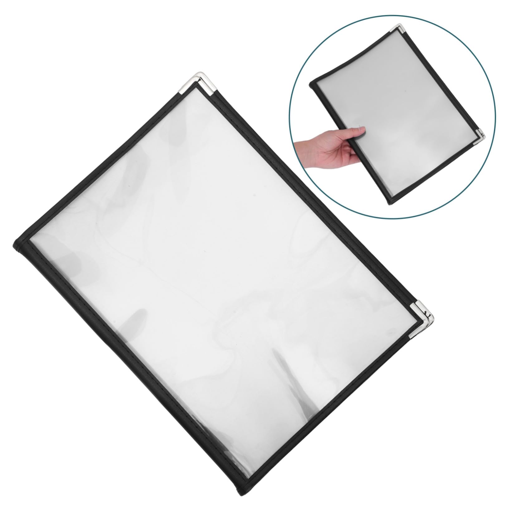 Portamenús Transparente Para Restaurante Protector De Menús Carpeta De Pvc Para De Precios De Alimentos