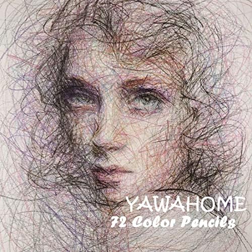 72 Colored Pencils, Quality Coloring Pencils for Adult Coloring Artists Professionals and Colorists, Soft Core, Sketching Drawing Pencils Set Art Supplies for Kid Beginners, Color Pencils for Students