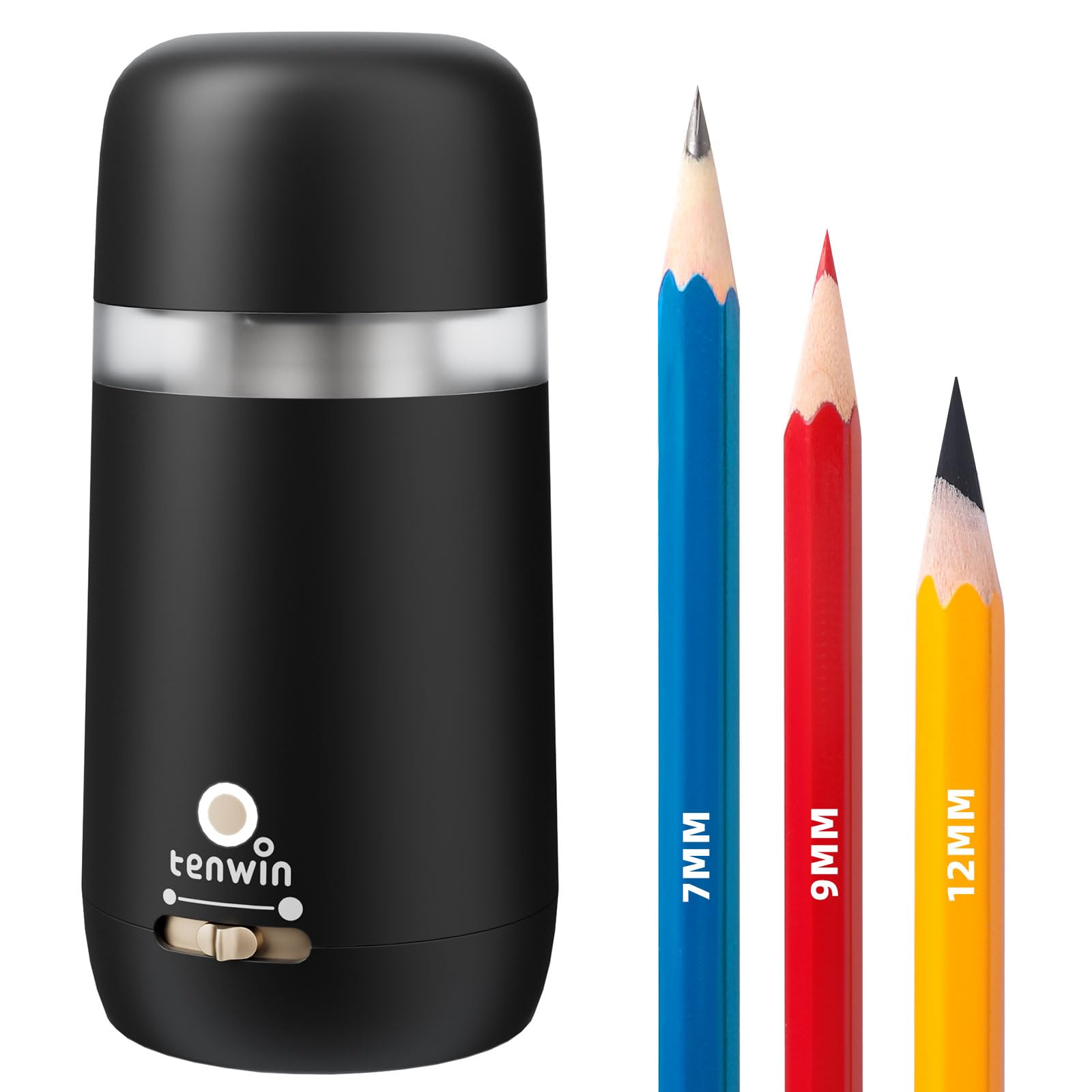 tenwin Electric Pencil Sharpener with Breathing Light