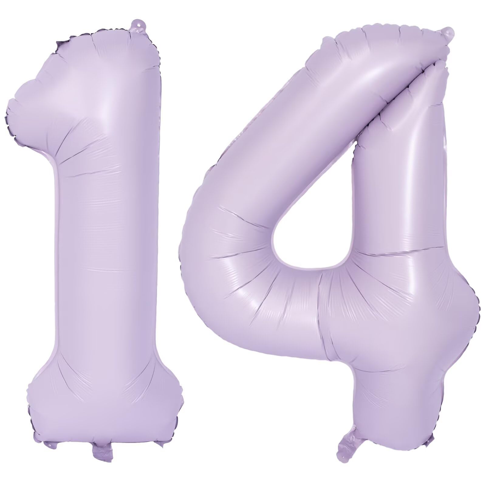 Purple Number 14 Balloons 40 Inch Large Aluminum Foil Party Balloons