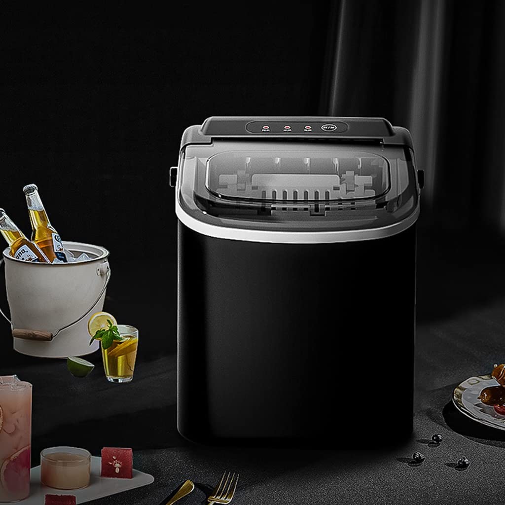RJJ Fabricante de Hielo pequeño hogar Comercial de 15 kg Dormitorio automático Fabricante de Hielo