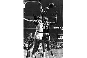 Iconic Wilt Chamberlain vs Bill Russell Poster: A Legendary Rivalry Captured