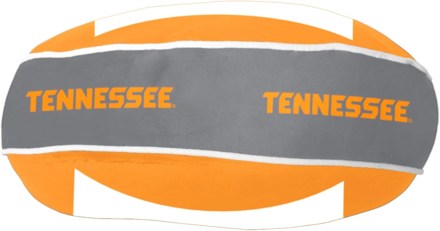 Logo Brands NCAA Tennessee Volunteers Puff Pillow – Ultra Soft & Cozy Plush Throw Pillow - Decorative Accent for Home for Couch, Bed, Dorm & Game Day Décor