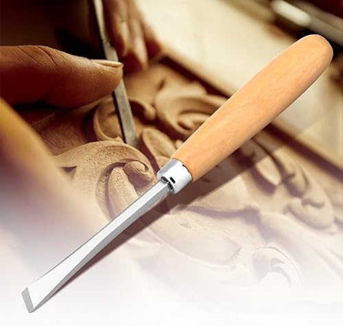 Miniatura 6 de Juego de cinceles de madera para carpintería, juego de cuchillos de tallado de 6 piezas, herramientas de carpintería para principiantes y