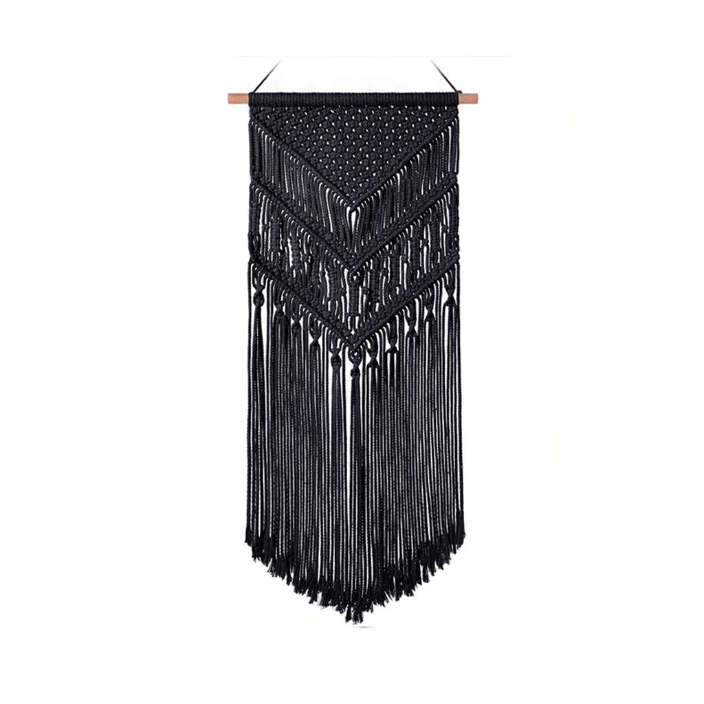 SERENEPEAK Macrame Wall Hanging Tapestry Handmade Woven Bohemia Tapestry