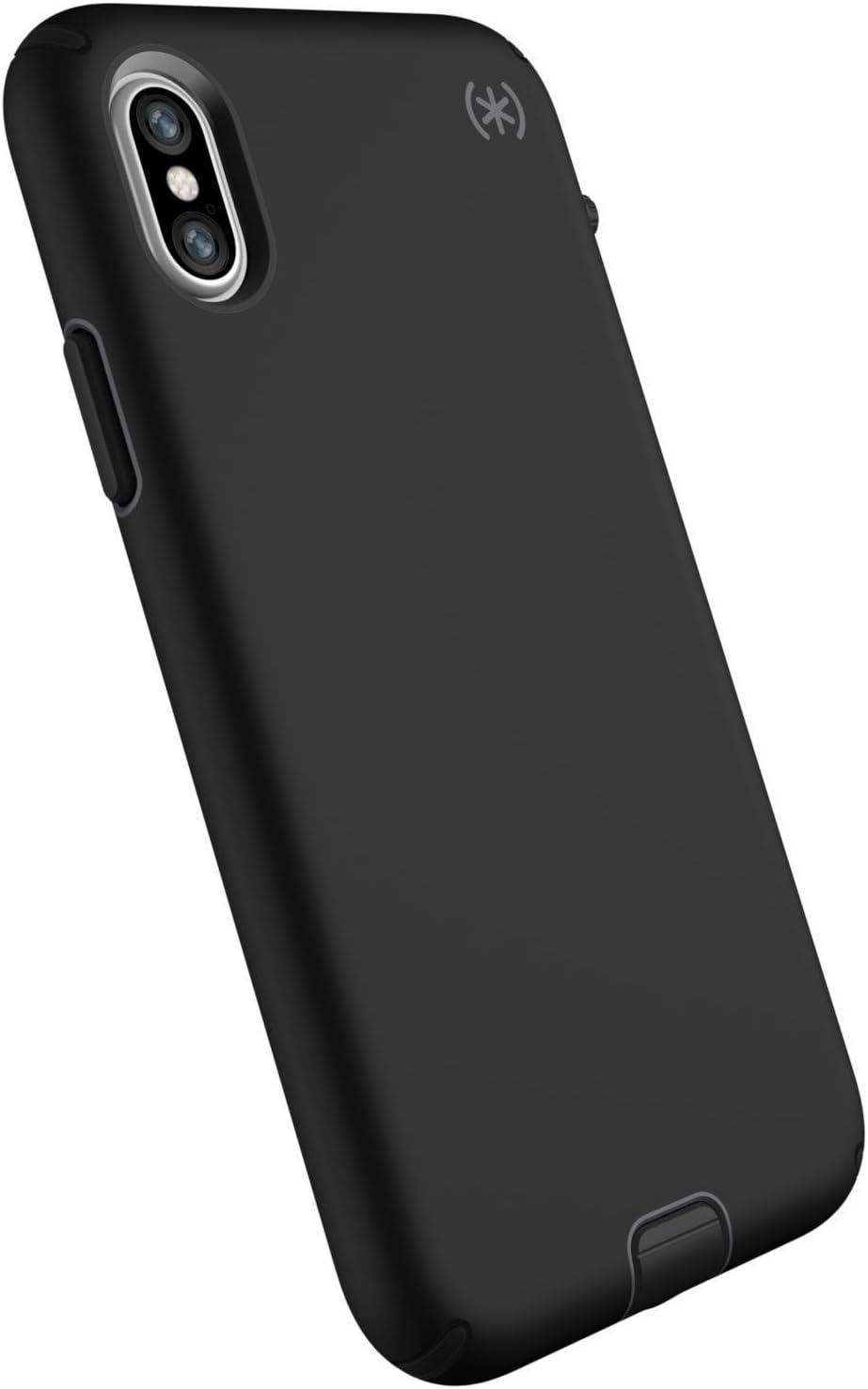 Speck Products Compatible Phone Case for Apple iPhone Xs/iPhone X, Presidio Sport Case, Black/Gunmetal Grey/Black