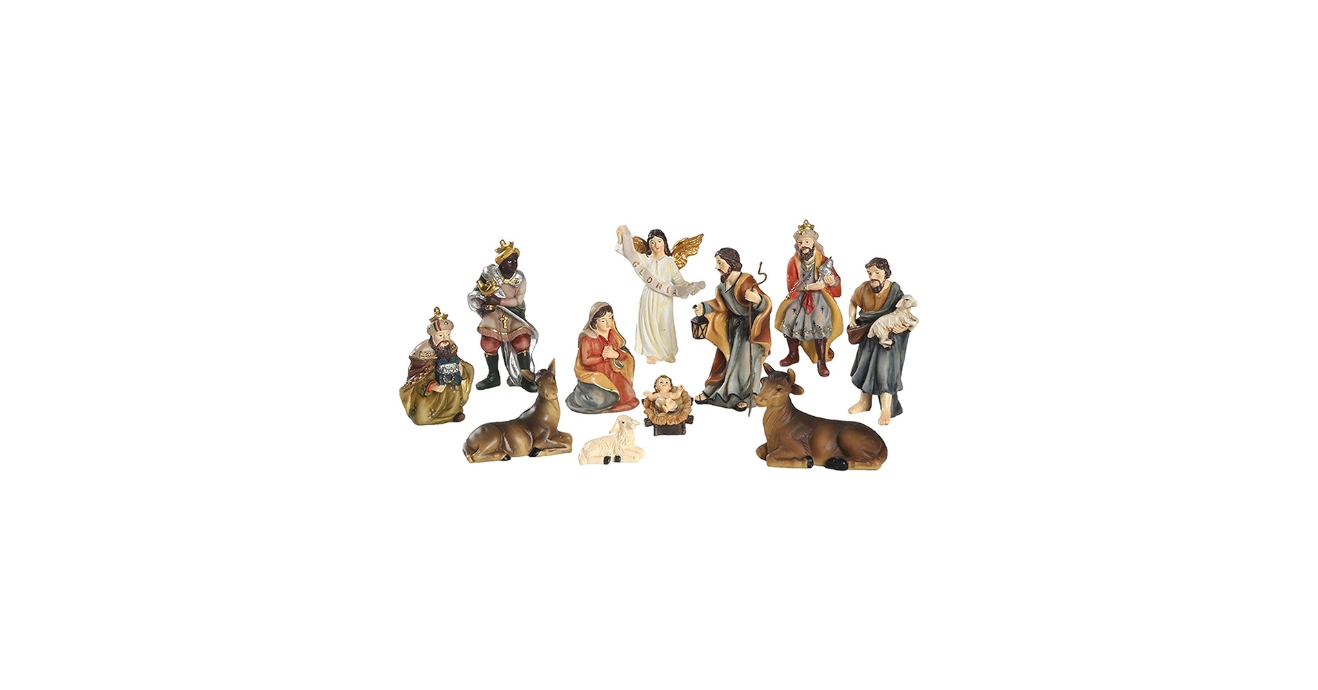 キリスト誕生のフィギュアセット（マリア・ヨセフ・イエス） 約25cm（高さ） キリスト誕生のフィギュアセット（マリア・ヨセフ・イエス） 約