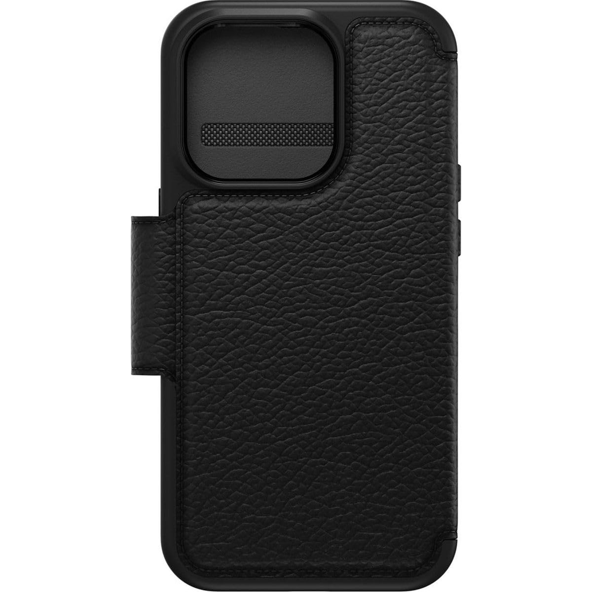 Otterbox Cover per iPhone Xs Max Strada, resistente a shock e cadute fino a 2 metri, vero cuoio, 2 slot carte di credito, testata 3x vs norme MIL-STD 810G, Nero