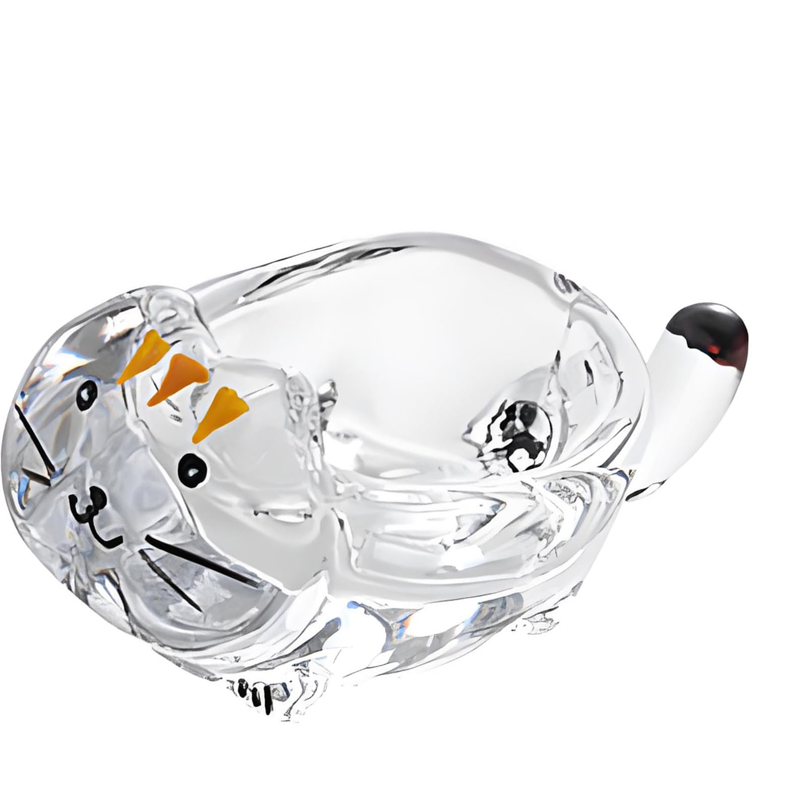 APGLSXY Shaped Condiment Bowl with Chopstick Rest, Clear Glass Sauce Server for Sushi Dipping and Home Table Settings Glass Sauce Bowl Chopstick Rest Dipping Condiment Small Tabletop Sushi Family