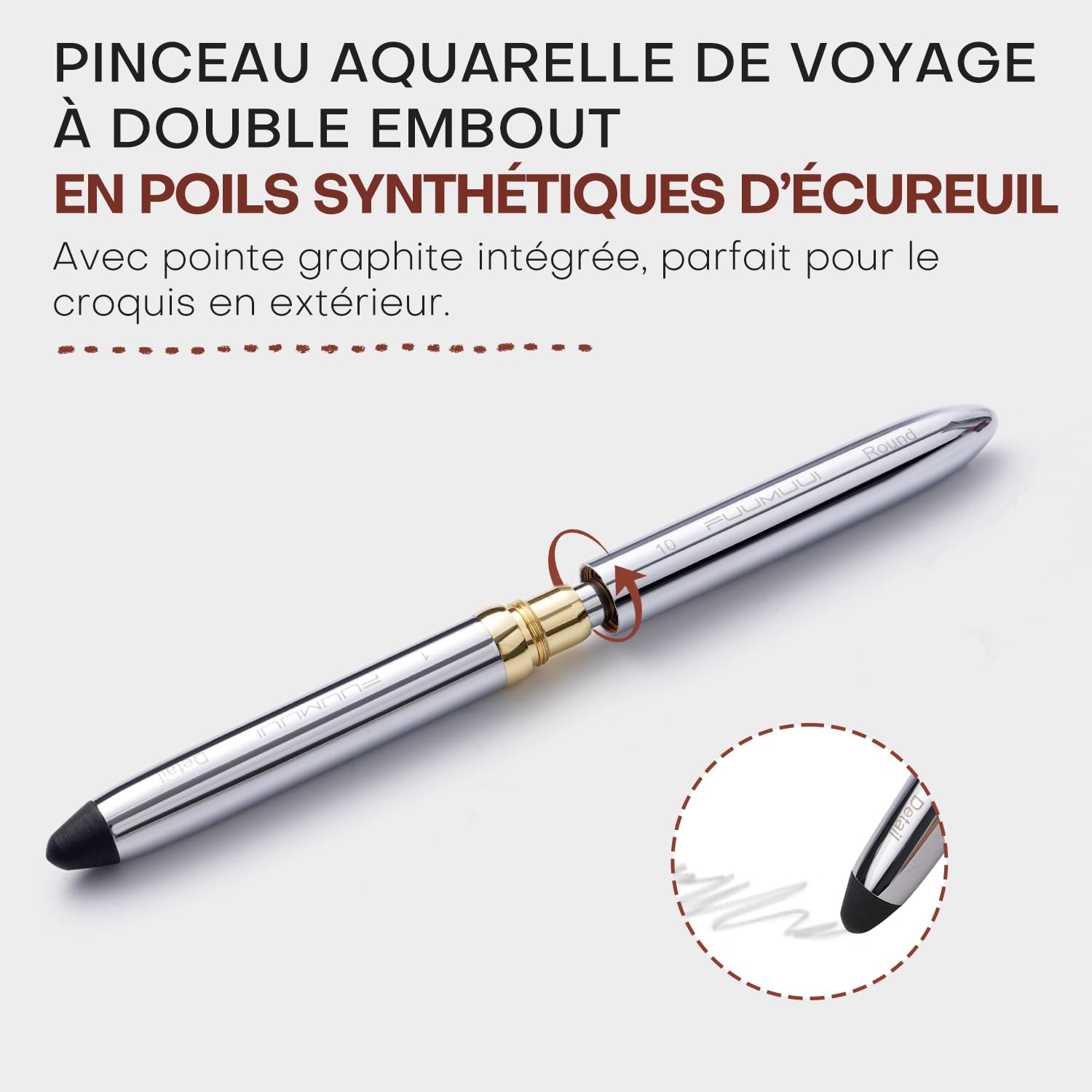 kit Peinture Aquarelle Voyage - 36 Couleurs avec Pinceau de Voyage, Papiers aquarelle 100% Coton, Couverture en Cuir PU | Set de Carnet de Croquis Aquarelle Voyage | idéal pour Artistes et Amateurs