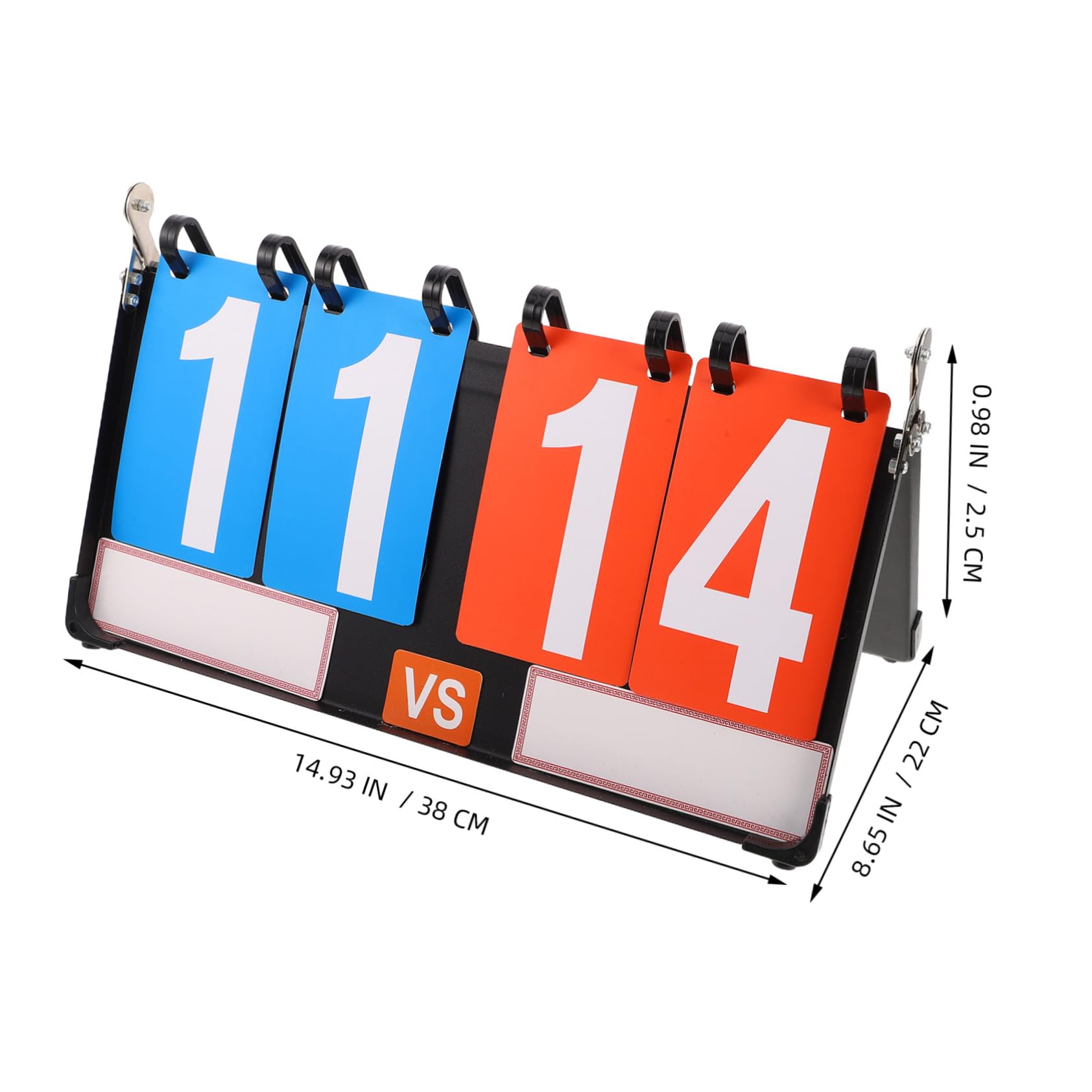 Anneome Multisport Flip Scoreboard Manuale da Tavolo con Numeri Visibili per Pallavolo Snooker Pickleball Calcio e Basket Portatile e Facile da Usare