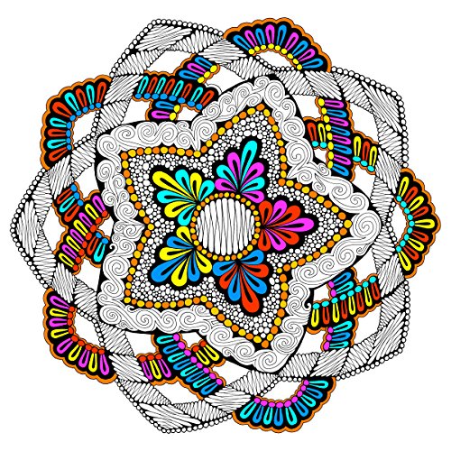 Stuff2Color Sand Dollar - Giant Mandala Coloring Poster - 22