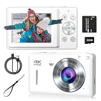 Amazon.com : Digital Camera, 44MP Compact Camera, FHD 1080P