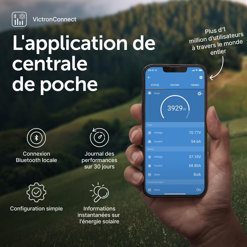 Victron Energy Smart Batterie au Lithium LiFePO4 12,8 Volts 200 Ah