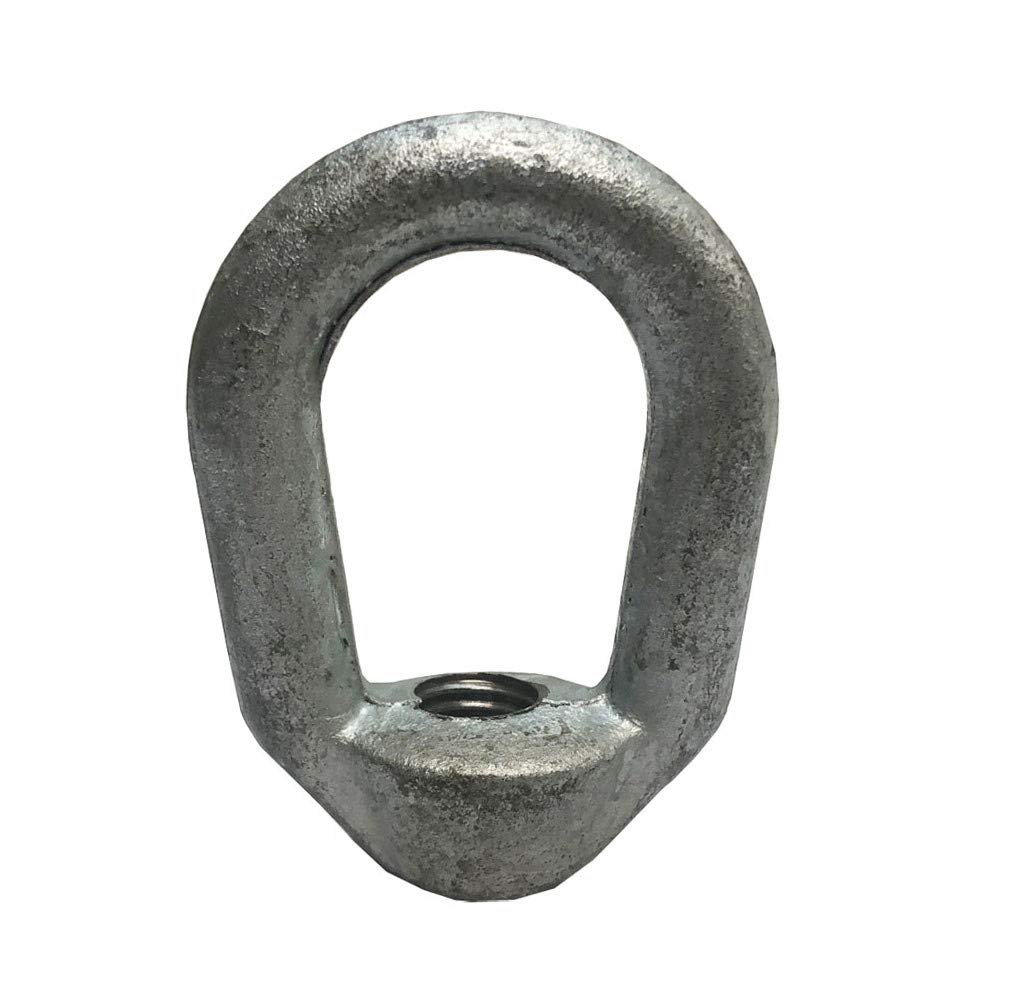 2 Pc Galvanized Eye NUT 5/16