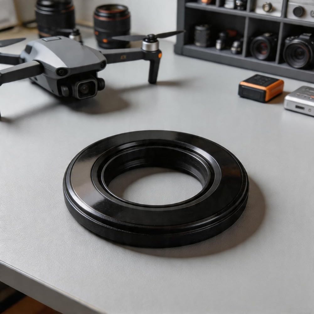 Lentille de rechange en verre optique pour DJI Osmo 360, grand angle, caméra d'action panoramique noire compacte pour caméra d'action pour la photographie à 360 degrés