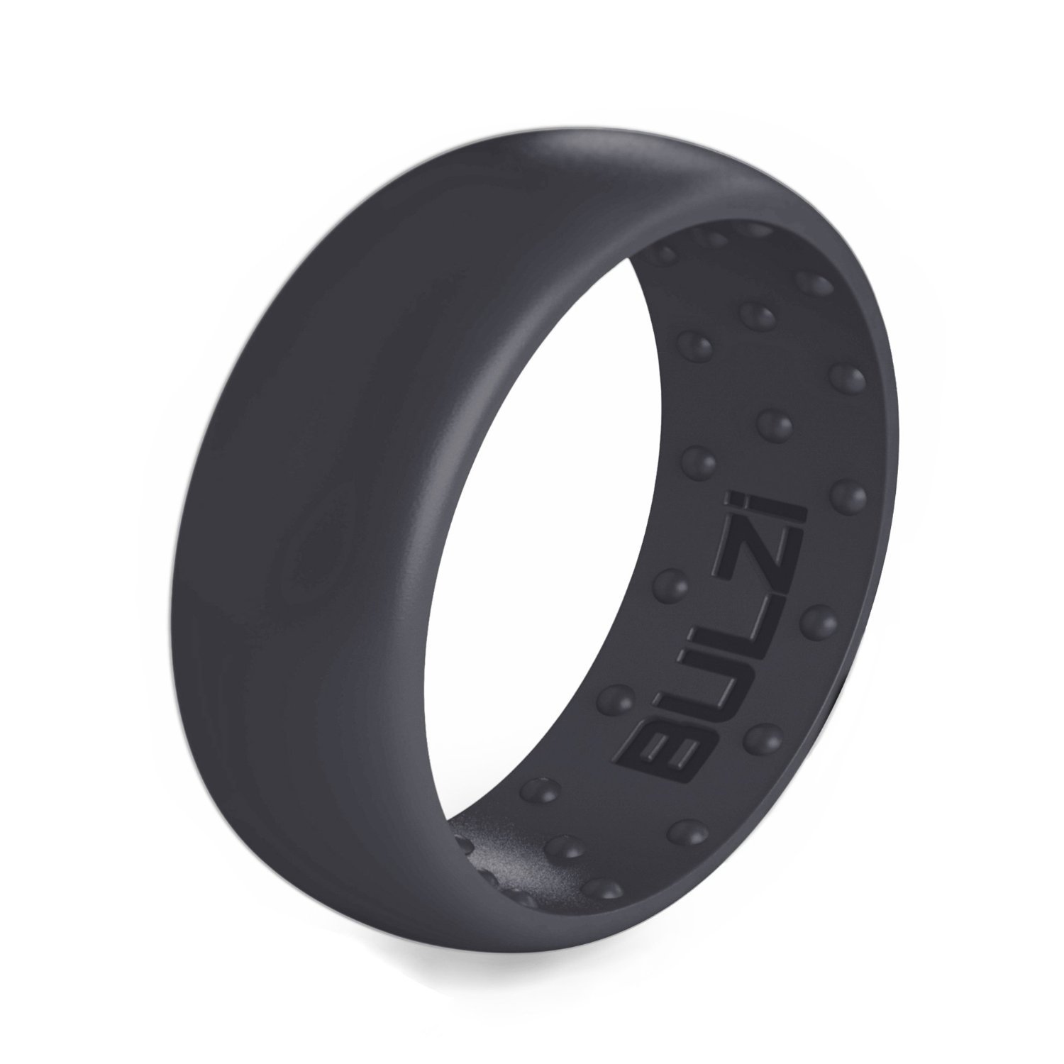 BULZi Wedding Bands, Massaging Comfort Fit Premium Silicone Ring with Airflow, Men’s and Women’s Rings, Breathable Flexible Work Safety Design