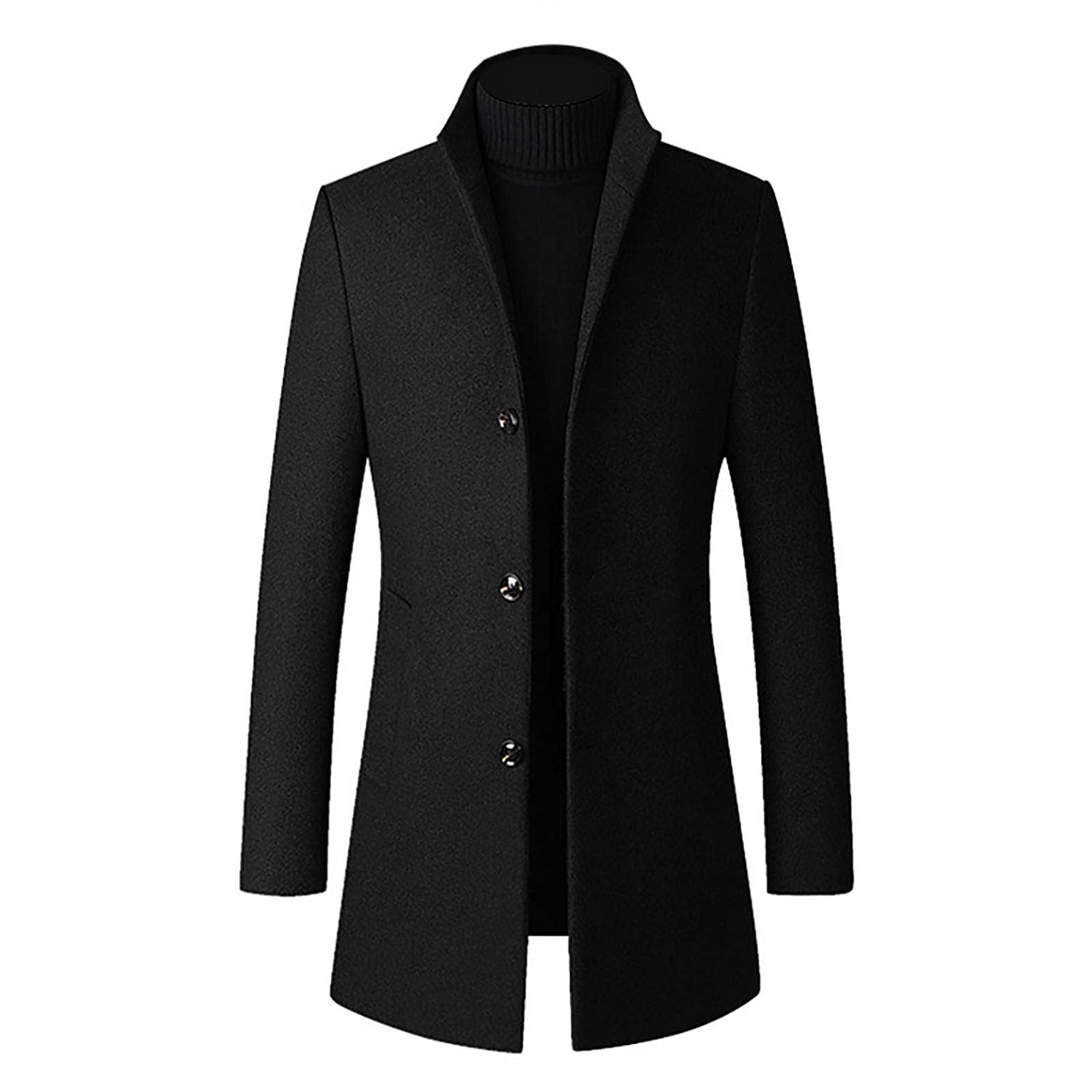 Buy Stoota Men's Classic Business Down Jacket Trench Topcoat, Winter