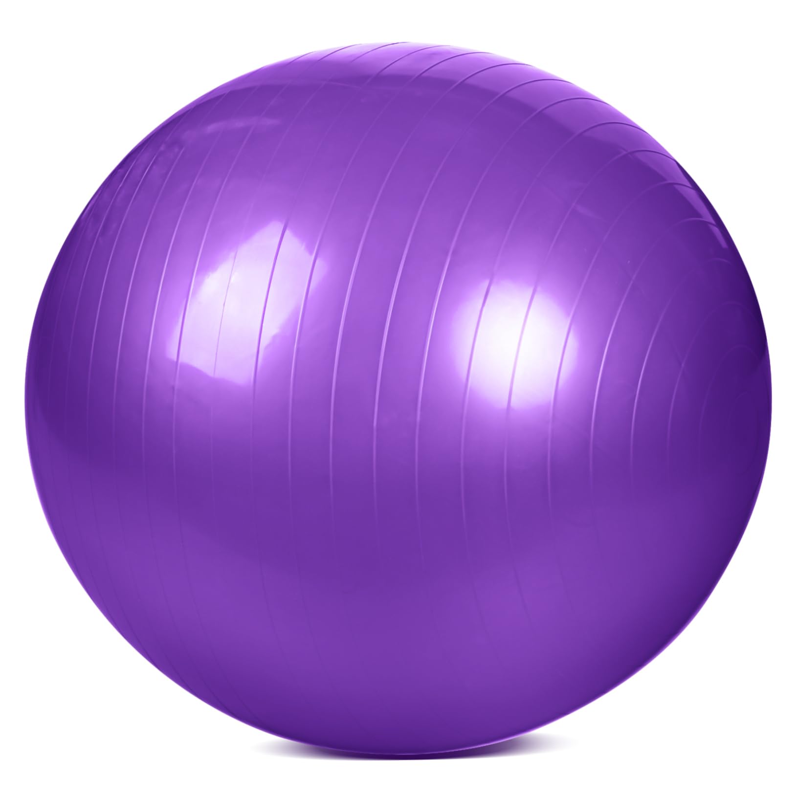 BESPORTBLE Pelota de Yoga Inflable Gruesa de PVC Púrpura para Entrenamiento