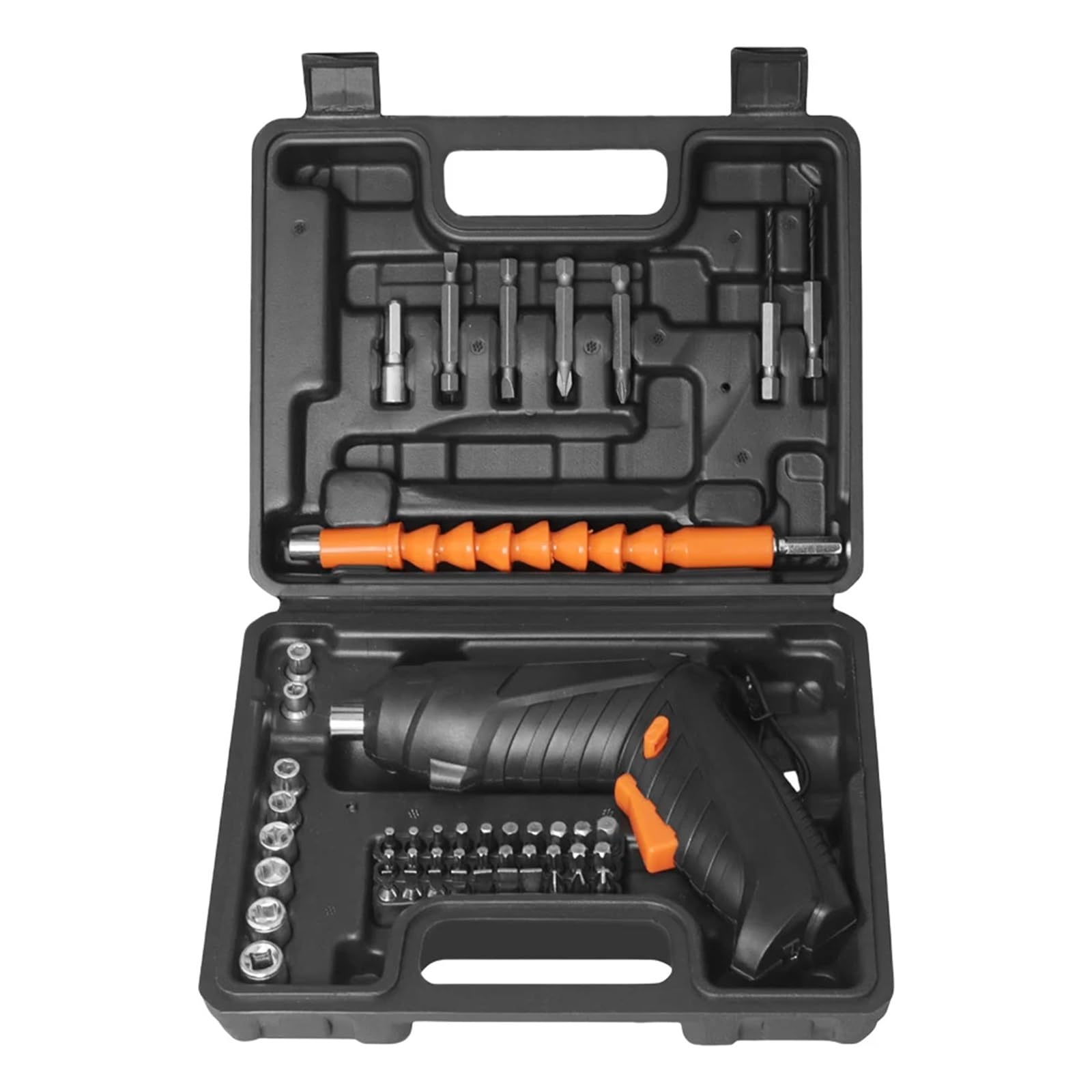 Amrttwy Men's One Color Electric Screwdriver, Cordless Screwdriver Recharable Electric With Rotating Handle Led Light Screw Gun Gifts For