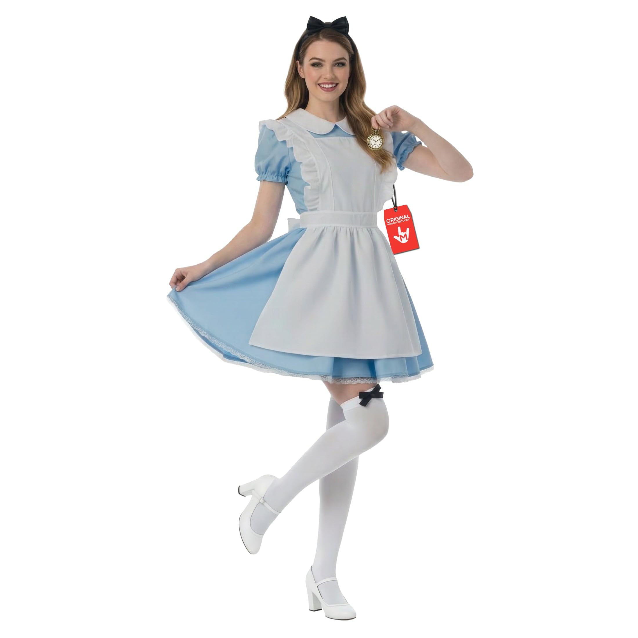 Alice Costume for Women, Adult Wonderland Dress, Fancy Dress for Adults, Adult World Book Day Costumes Women