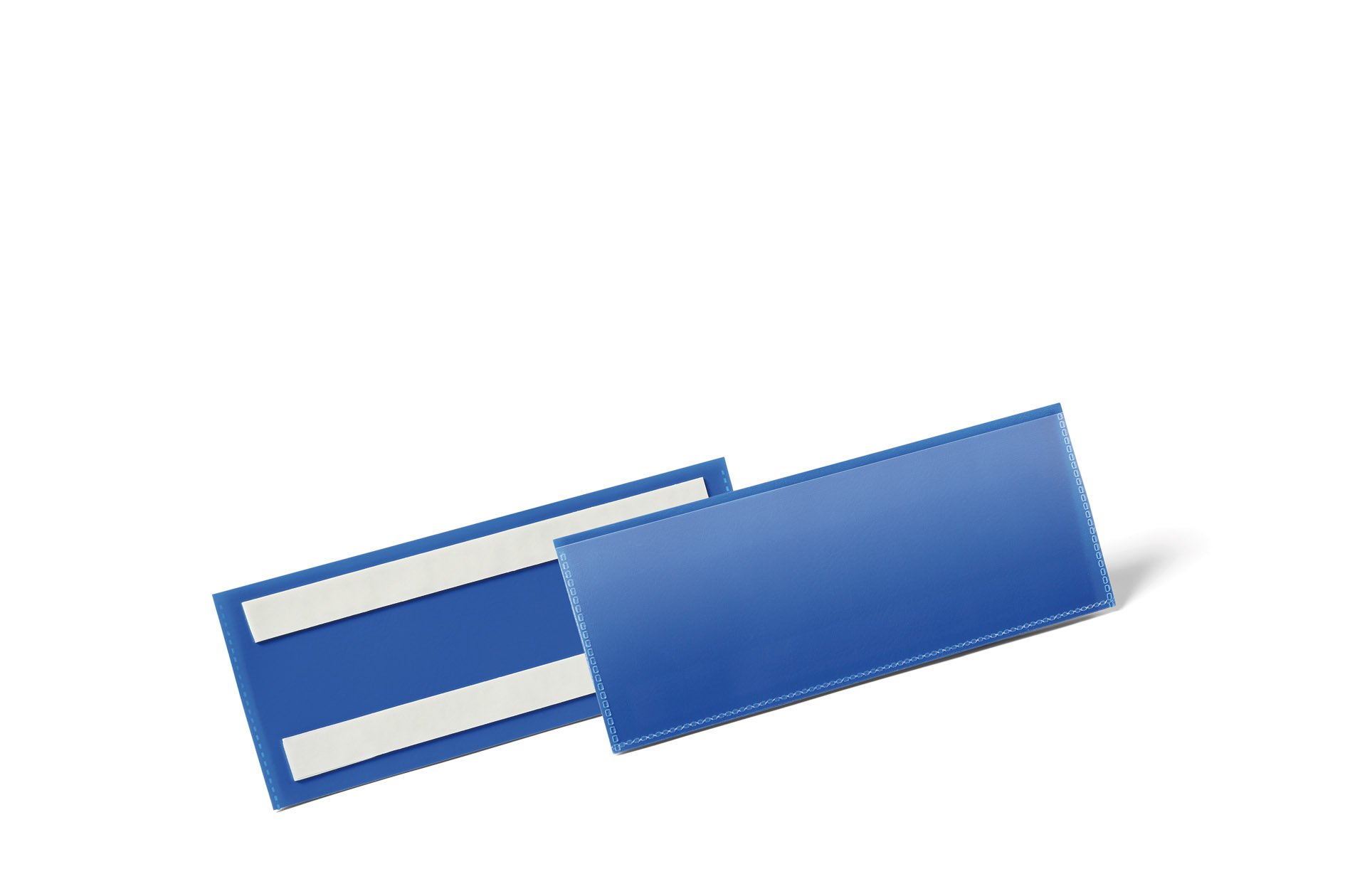 Durable Adhesive Ticket Holder Document Pockets - 50 Pack - 210 x 74mm