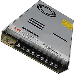 Mean Well 600W Fonte De AlimentaçãO De Bancada Para Pc Com SaíDa úNica, Fonte De AlimentaçãO Cc VariáVel Para Computador 48V 12.5A, (LRS-600-48 48V/12.5A/600W/Single Supply)