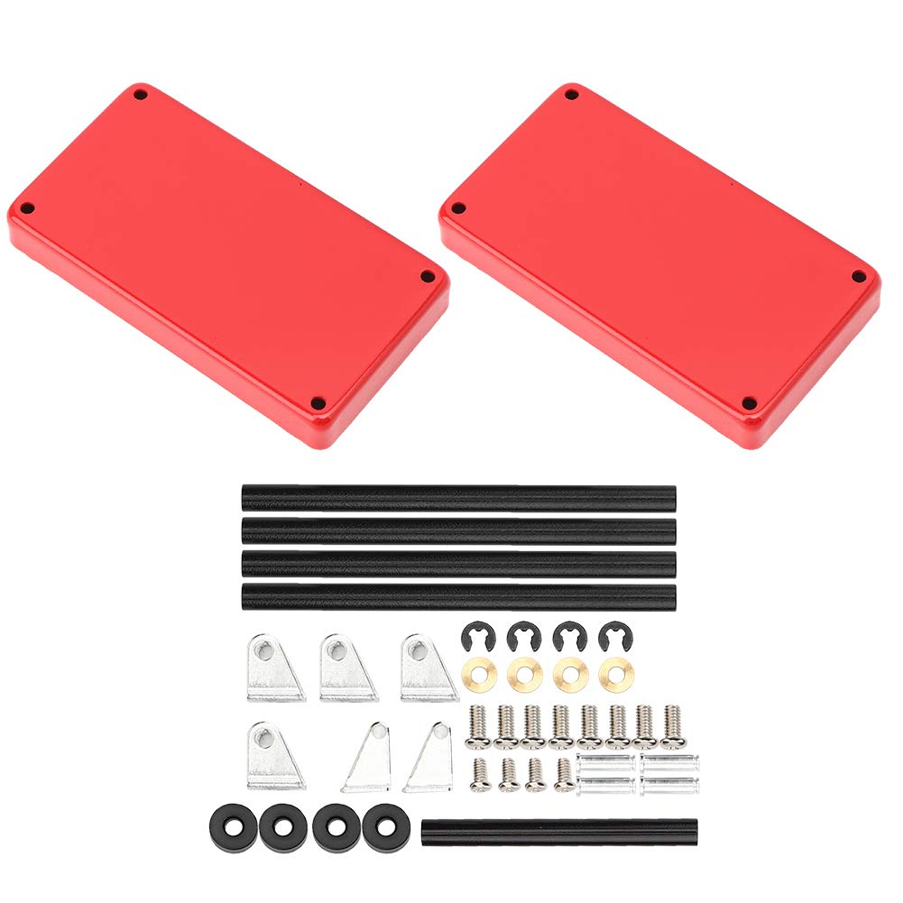 Portautensili in Metallo Compatibile Facile da Montare Carrello Portautensili con Ruote per Accessori RC per Officina Garage(rosso)
