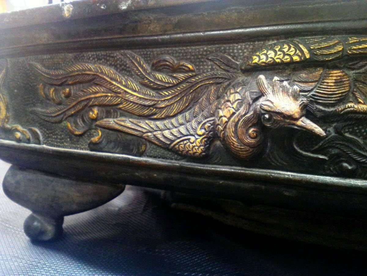 花立 水盤 花器 盆栽鉢 龍 鳳凰 時代物 水盤 花器 花生 Yahoo 花立 水盤 花器 盆栽鉢 龍 鳳凰 時代物 水盤 花器 花生 Yahoo