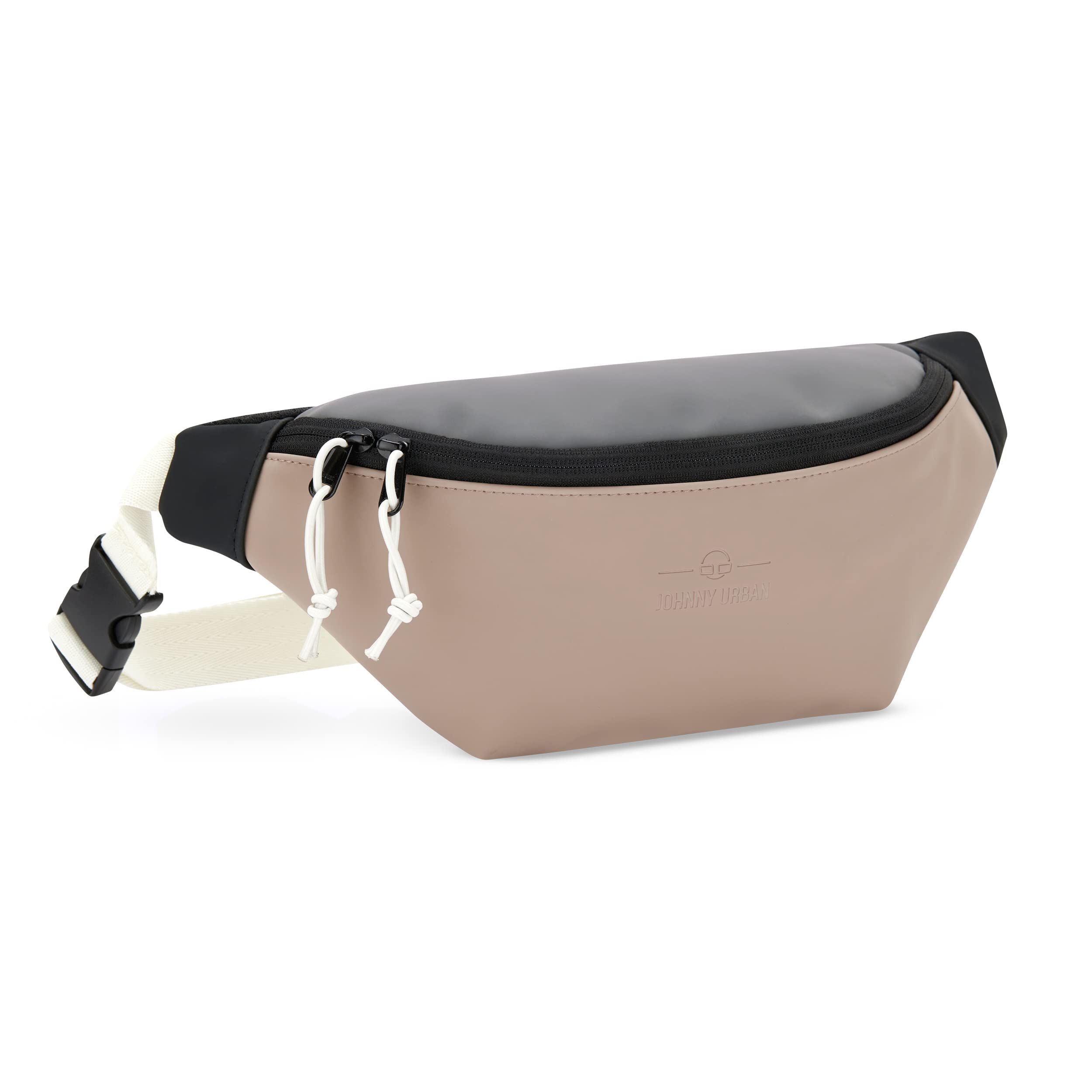 Johnny Urban Marsupio Donna e Uomo Beige - Riley - Borsa per Festival, Viaggi e Sport - Piccolo Borsello Elegante alla Moda - Impermeabile