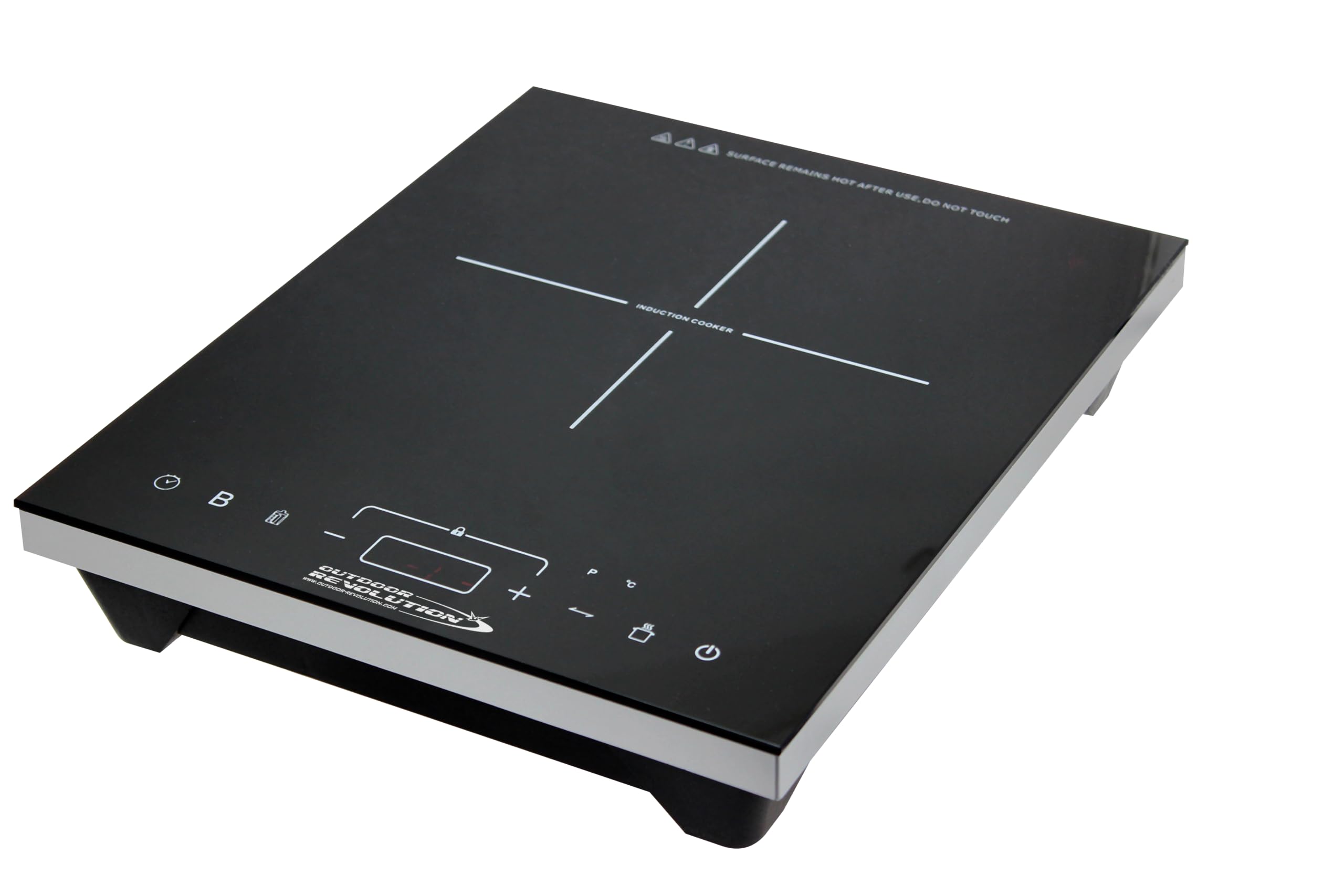 Outdoor Revolution Single Induction Hob 200-1800W Portable Induction Cooker for Camping