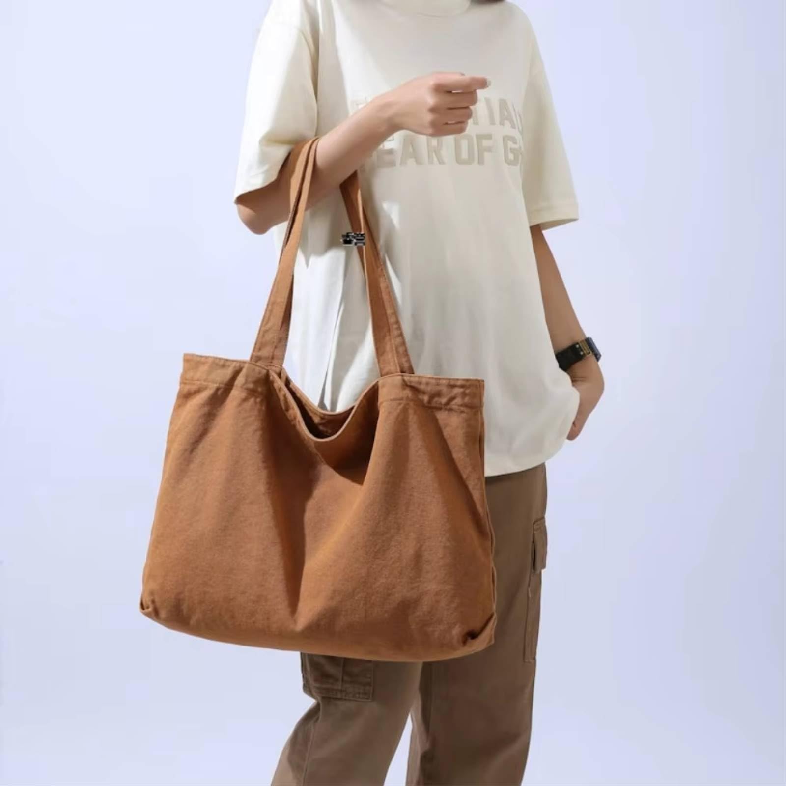 Bolso Mujer Invierno Borsa In Tela Di Grande Capacità con Chiusura Cerniera