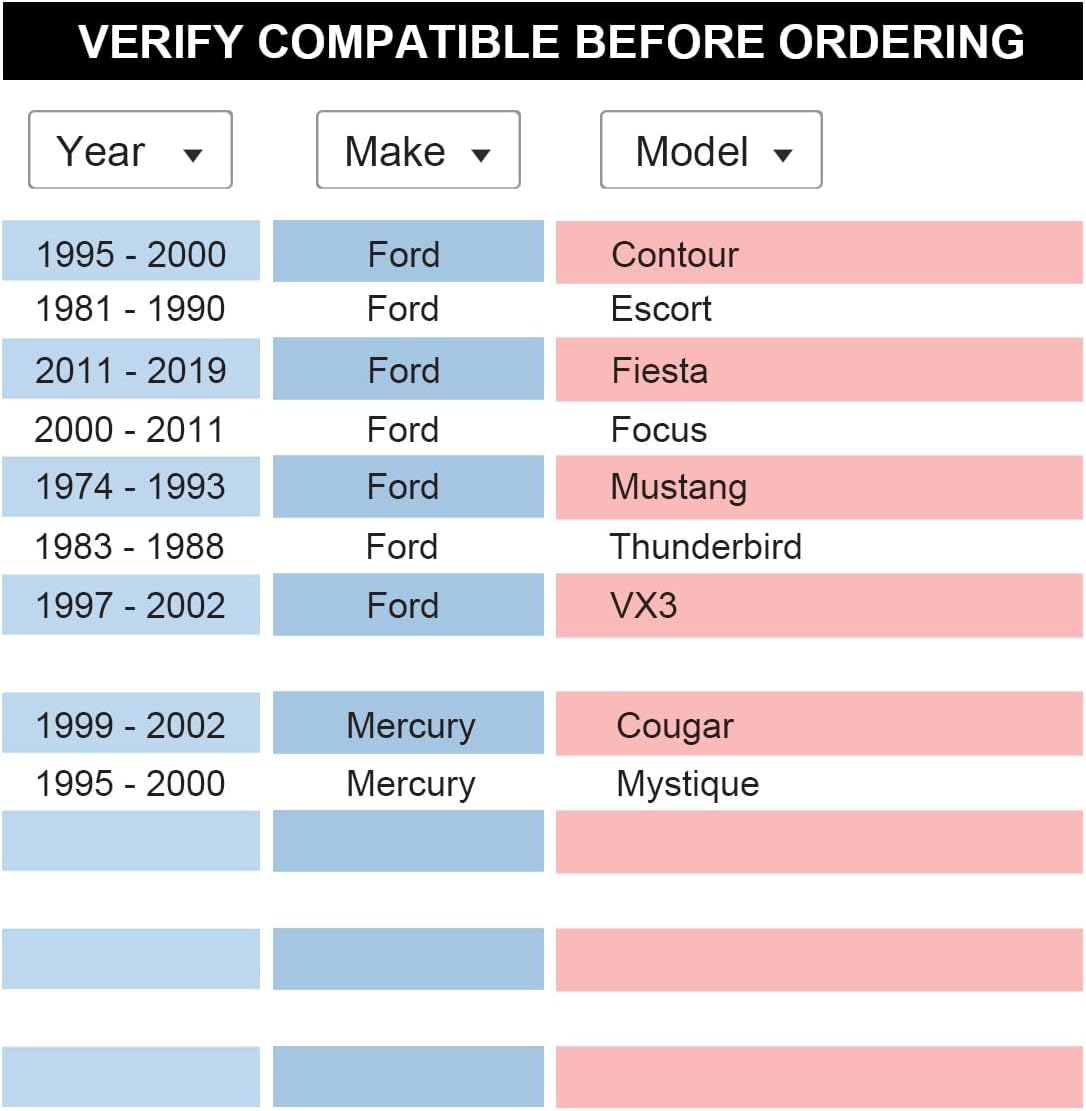VLAOSCHI Black Forged 4x108 Hubcentric Wheel Spacers 3mm with 63.4mm Center Bore (NO Lip) Compatible with Ford-Mercury 4 Lug - Pack of 2 - Image 4