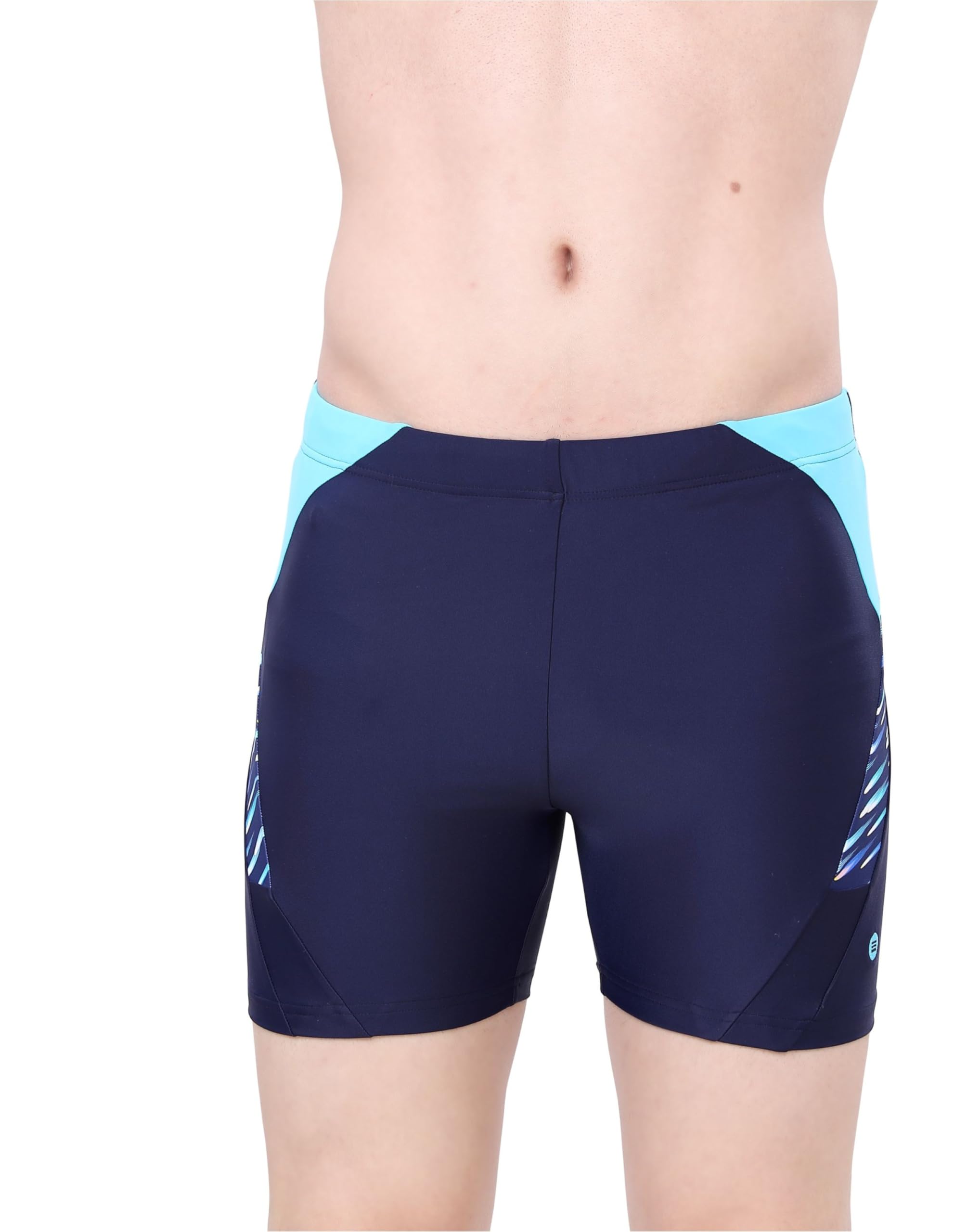 Aqua Shorts Cross Print - Inner Pocket, Drawstring, Shape Retention, Quick-Dry, UPF 50+ - Ideal for Fitness Training-image-19