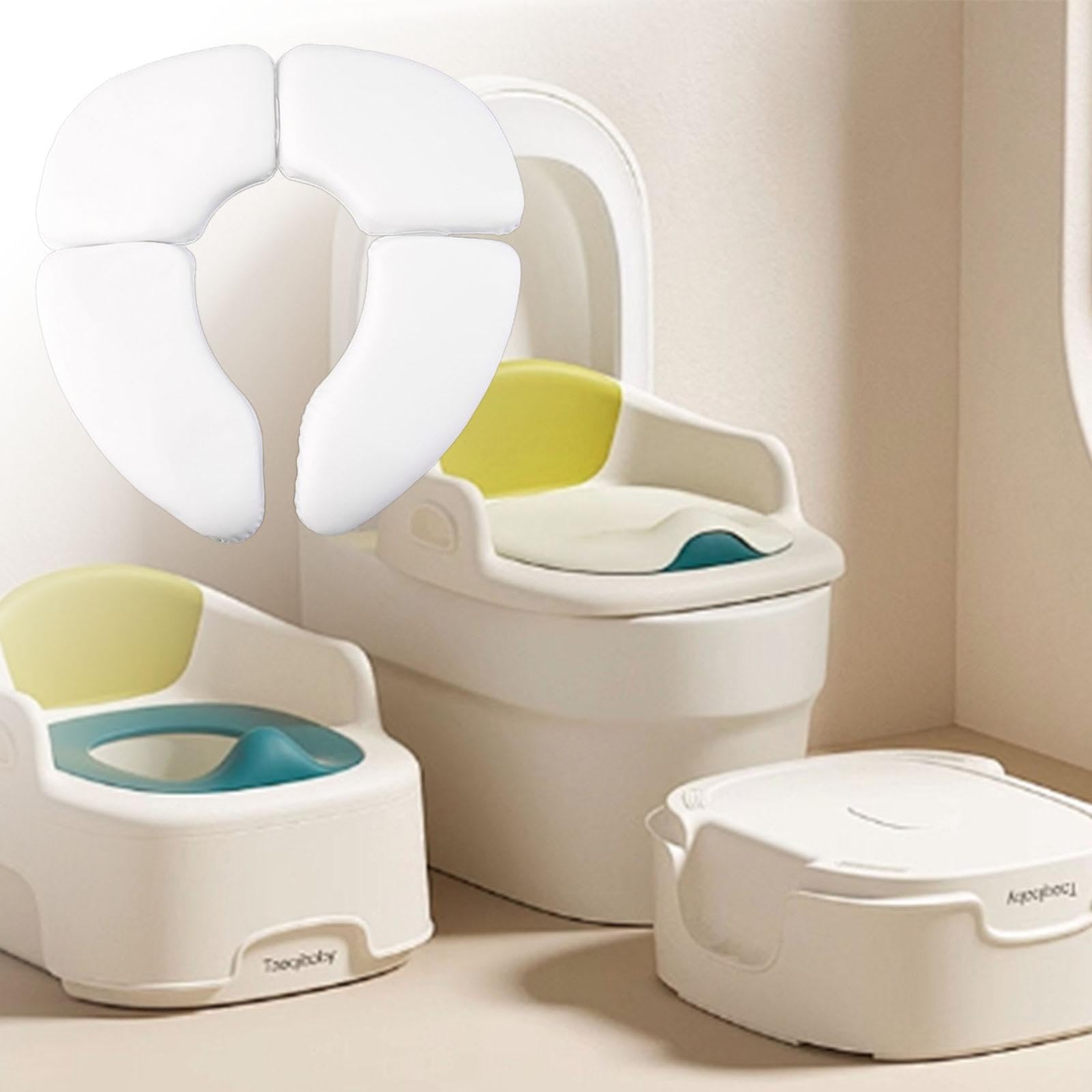 Kokiya Foldable Travel Potty Seat Training Seat Space Saving Toilet Seat Cover for Children Pads