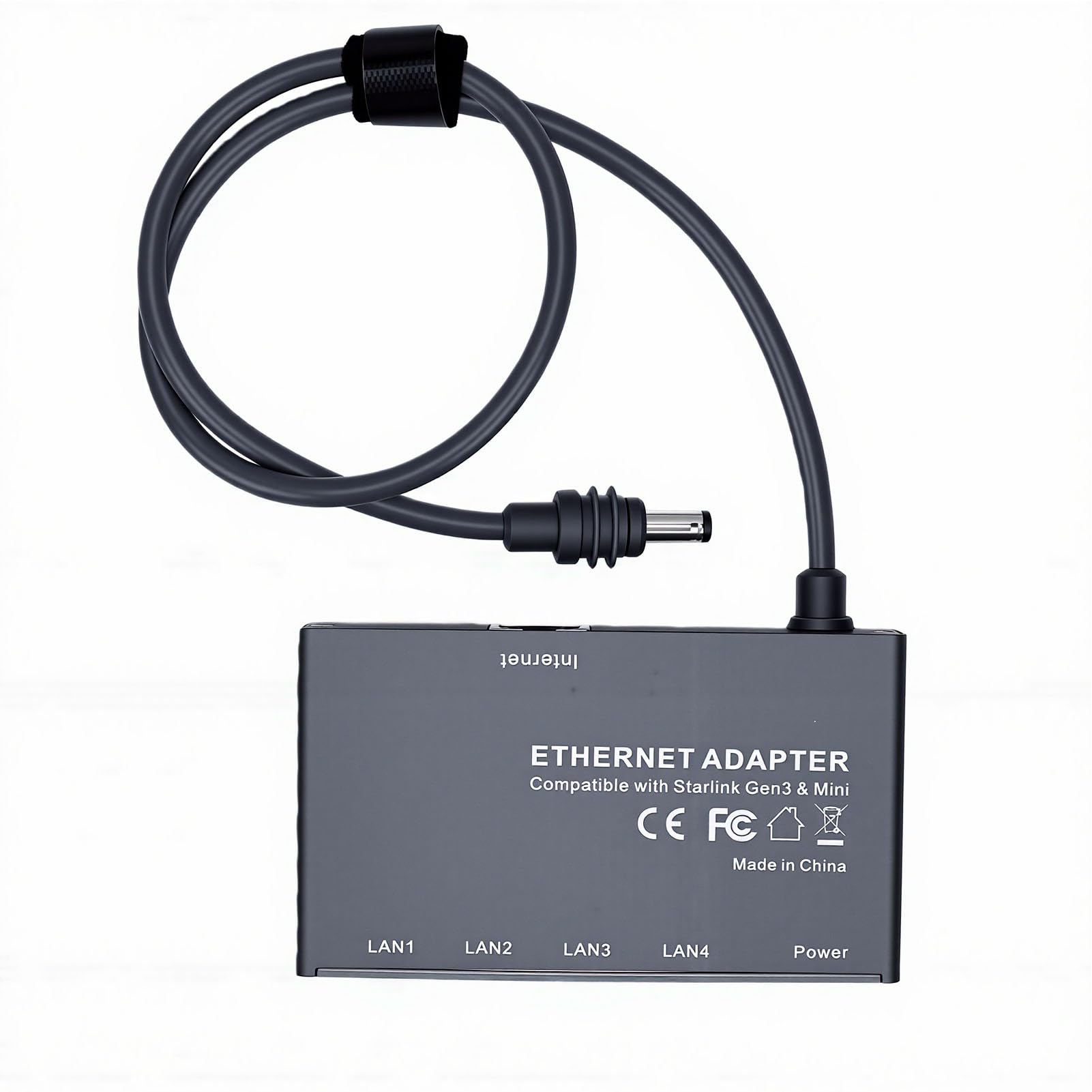 Dpofirs Adattatore Ethernet, Hub di Rete Multiporta con velocità Gigabit e Design Plug Play per Gen3 Mini, Campeggio