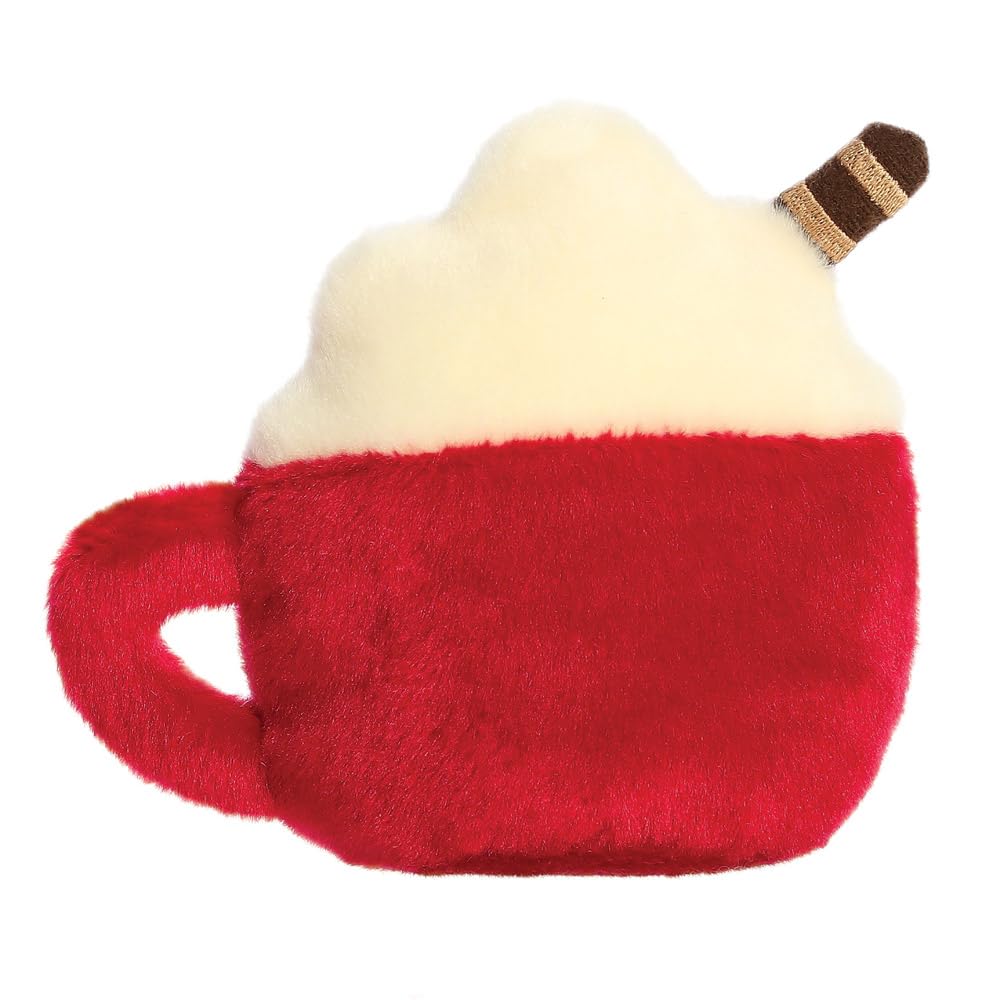 Aurora, 99409, Palm Pals Cassia Hot Cocoa 5In, Soft Toy, Red & white - 5