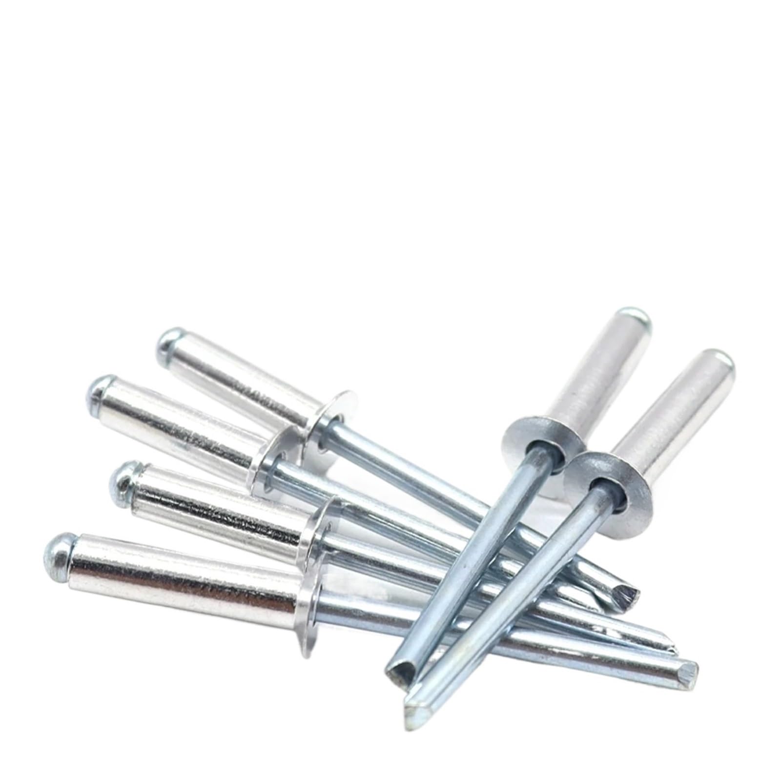 Blind Pop Rivet, Aluminium Alloy Countersunk Flat Head Blind Rivets M2.4-M4 25-100 Pcs(6.4mm,M2.8(50Pcs))