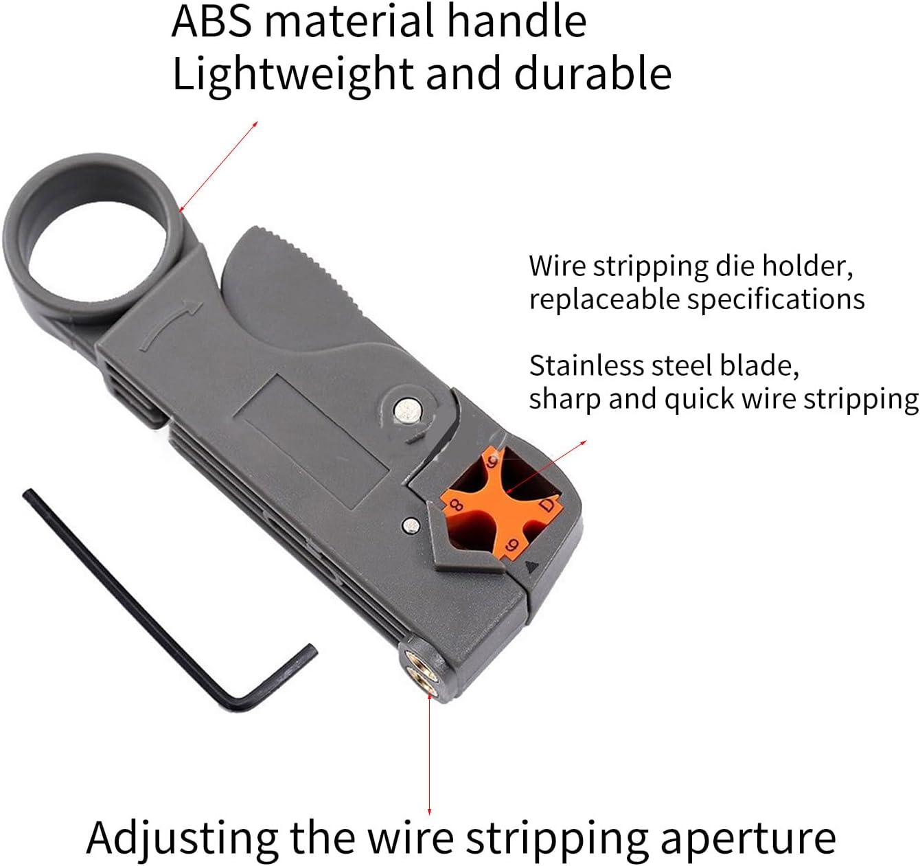 Rotary Coaxial Cable Cutter Tool Automatic Stripping Pliers Multifunctional Wire Cable Stripping Wire