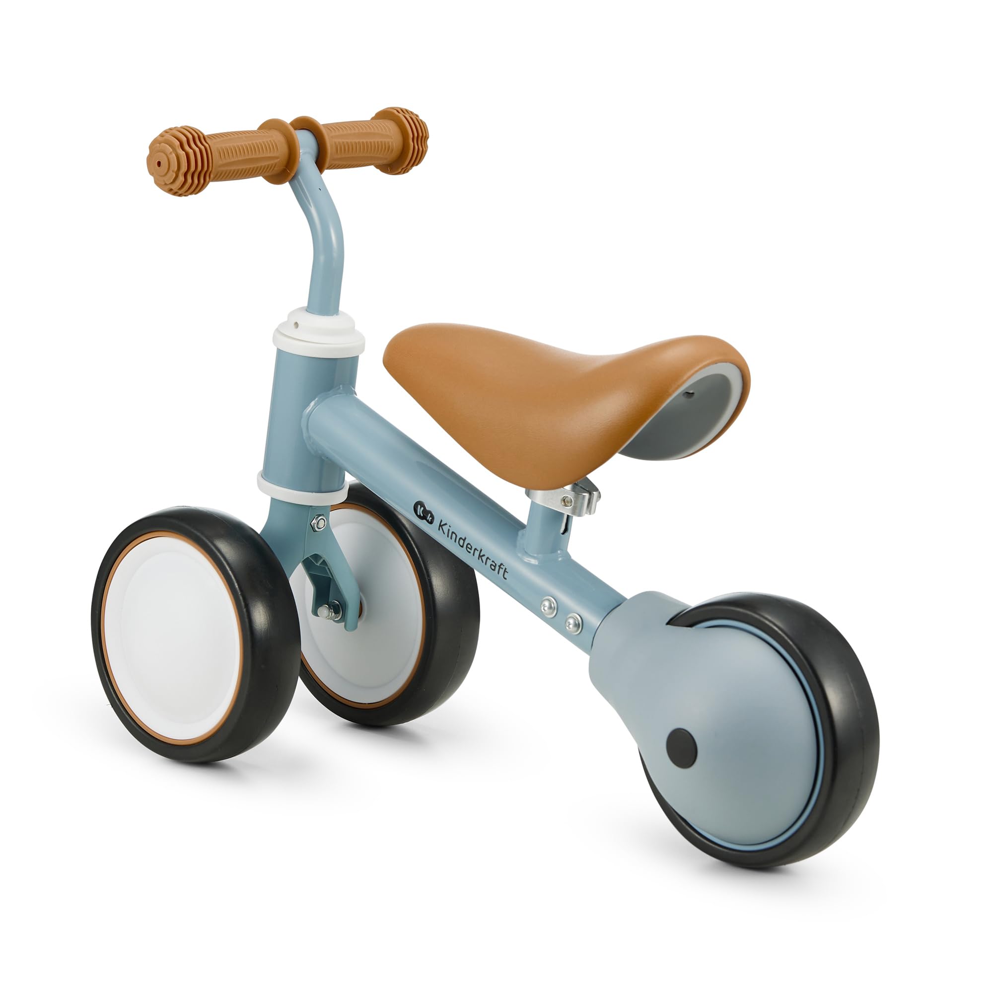Kinderkraft CUTIE 3 en 1 Minitriciclo, Bicicleta De Equilibrio, Sin Pedales, Triciclo, Ajustable, Multifuncional, Ultraligera, Desde 1 Año De Vida Hasta Los 15 Kg, Azul