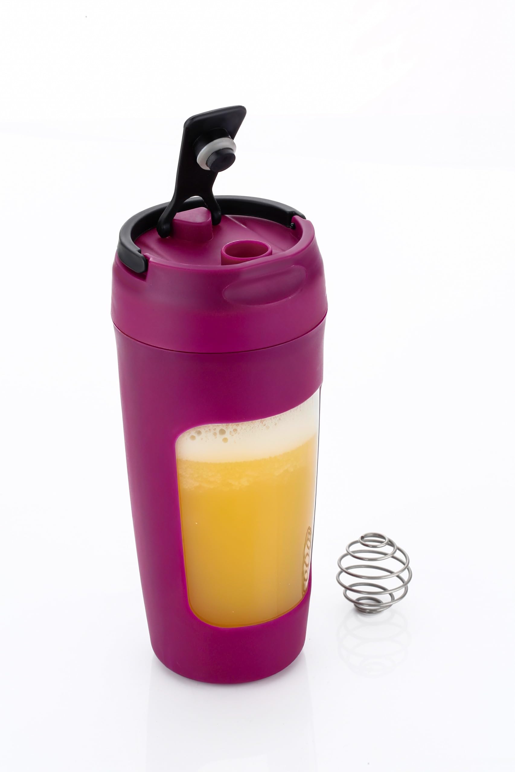 SARVATRAY Protein Shaker Bottle | Leakproof Gym Water Bottle (Berry Purple) | Easy to Clean, Protein Shaker Bottle with Mixing Ball, Leakproof Protein Shaker Bottle for Gym & Fitness-image-12