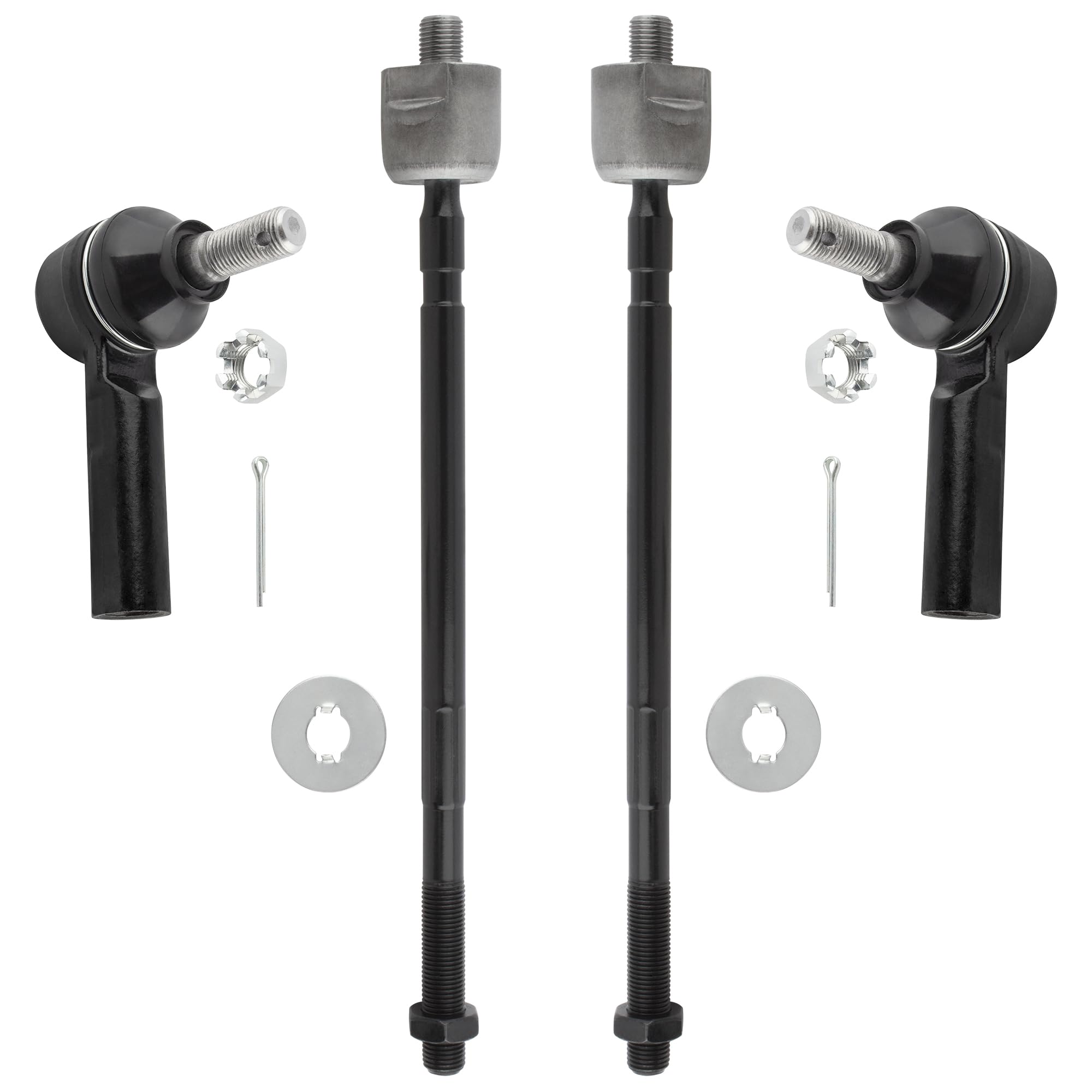 Amazon.com: BOXI (Set of 4) Manual Steering Front Inner & Outer