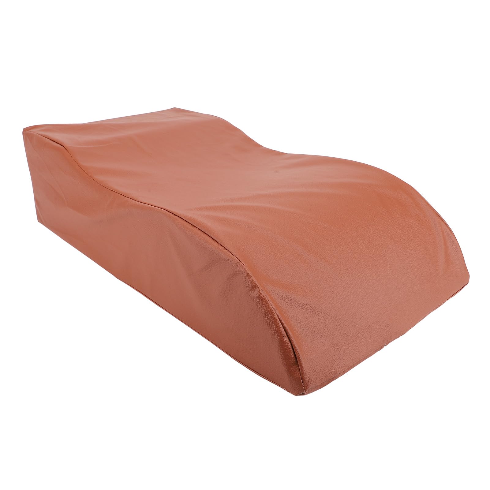 Almohada Elevadora De Piernas Cojín Ergonómico Transpirable con Funda Desmontable para El Hogar Y La Sala De Masajes Esponja De Cuero De PU 60x28x15cm