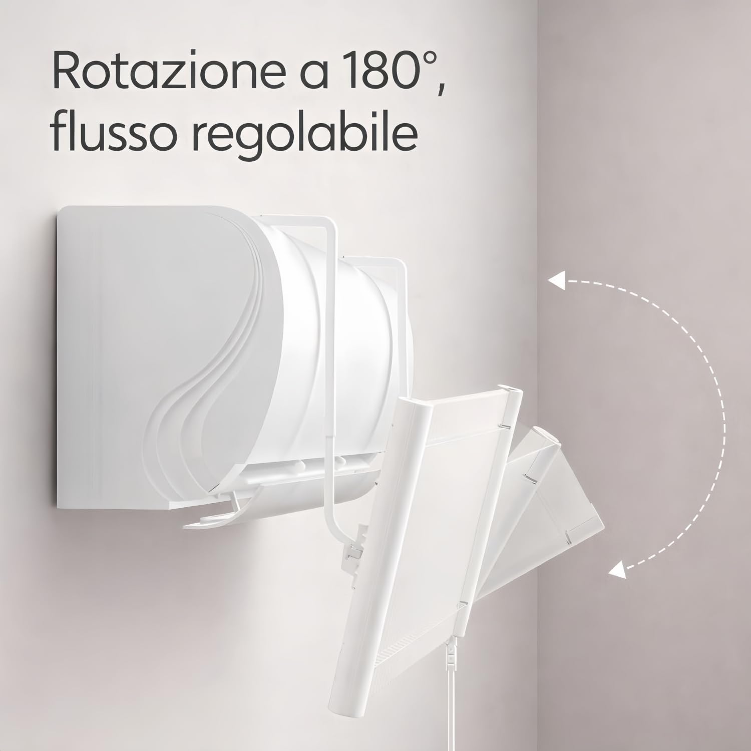 Deflettore Condizionatore, Deflettore per Condizionatore Regolabile, Universale Deflettore Aria Condizionata Anti Diretto Blowing, Deviatore Aria Condizionatore per Casa e Ufficio
