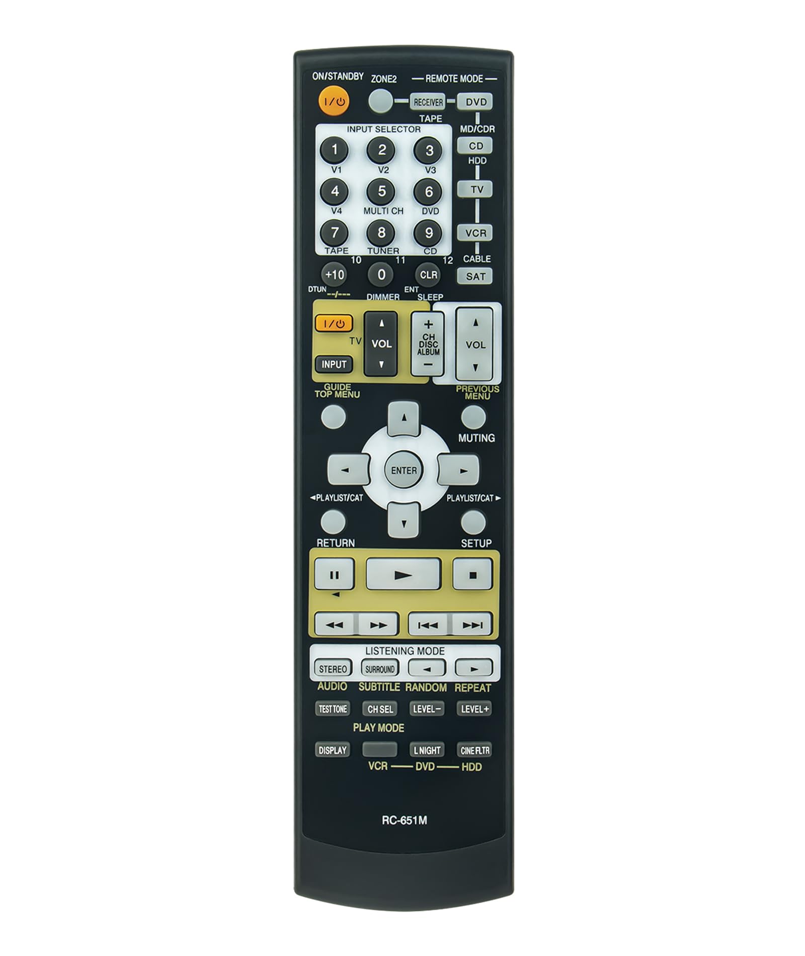 Amazon.com: RC-651M Replace Receiver Remote Control Compatible