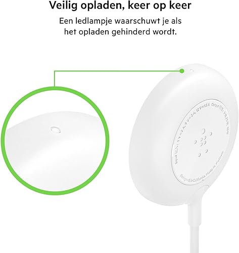 Miniatura 6 de Belkin Cargador inalámbrico magnético (fuente de alimentación no incluida) compatible con MagSafe con cable extralargo de 6 pies (6 pies) para