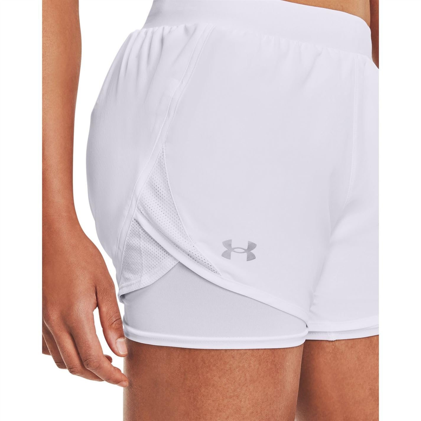 Under Armour Fly by 2.0 2In1 Short de Running Femmes Black/Black/Reflective