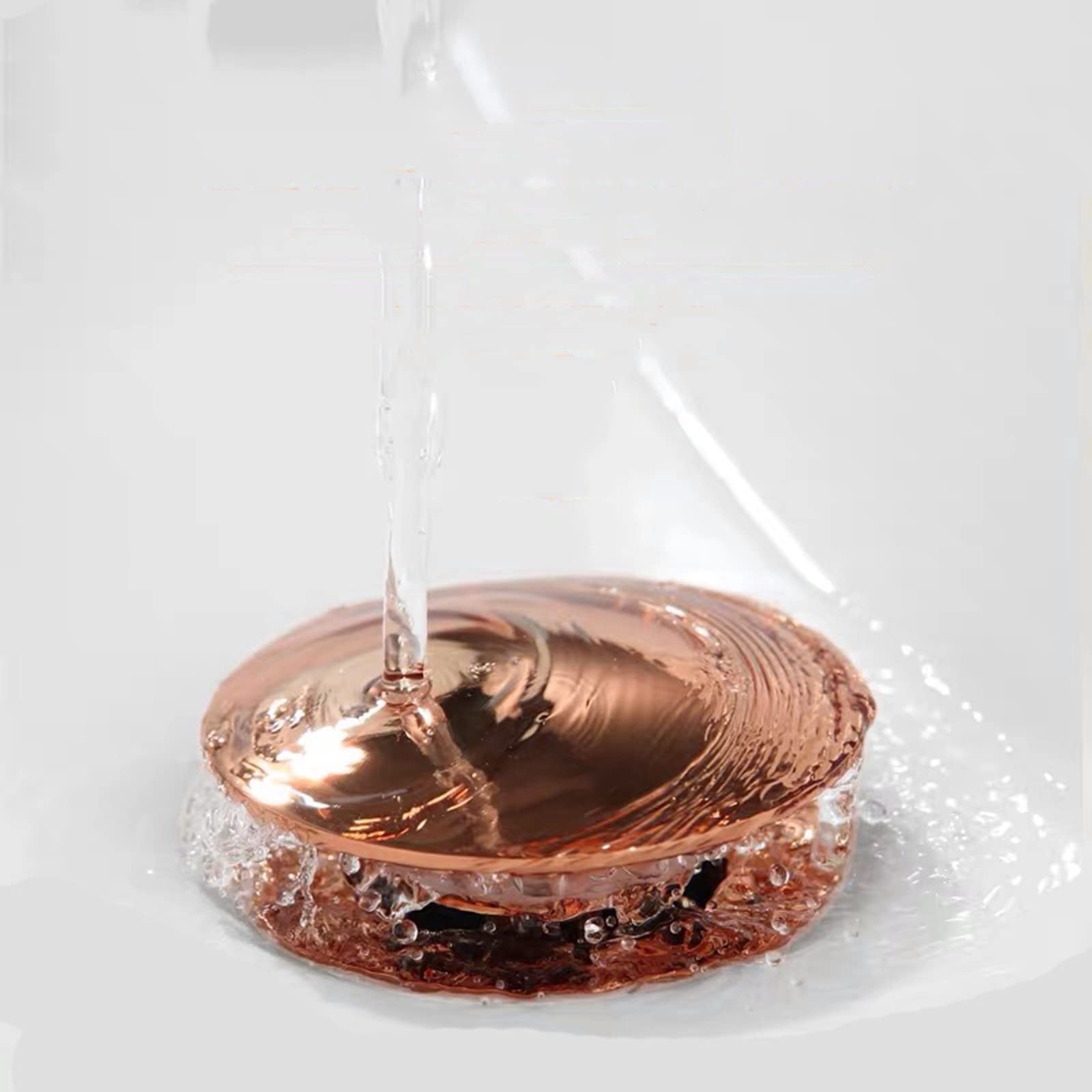 Scarico pop up per lavandino del bagno, scarico pop-up che fissa il lavandino 1/4, scarico per lavello pop-up con troppopieno, kit di scarico per lavandino del bagno, scarico del lavandino