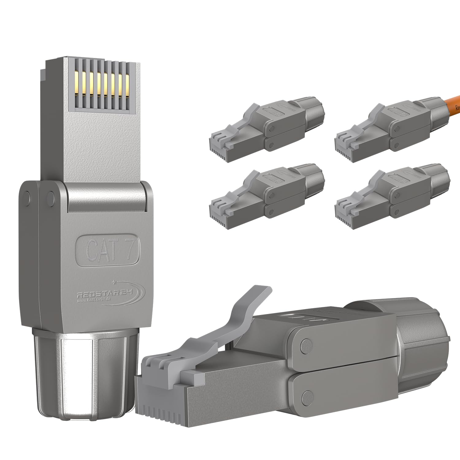 RedStar24 RJ45 Stecker Werkzeuglos CAT 7